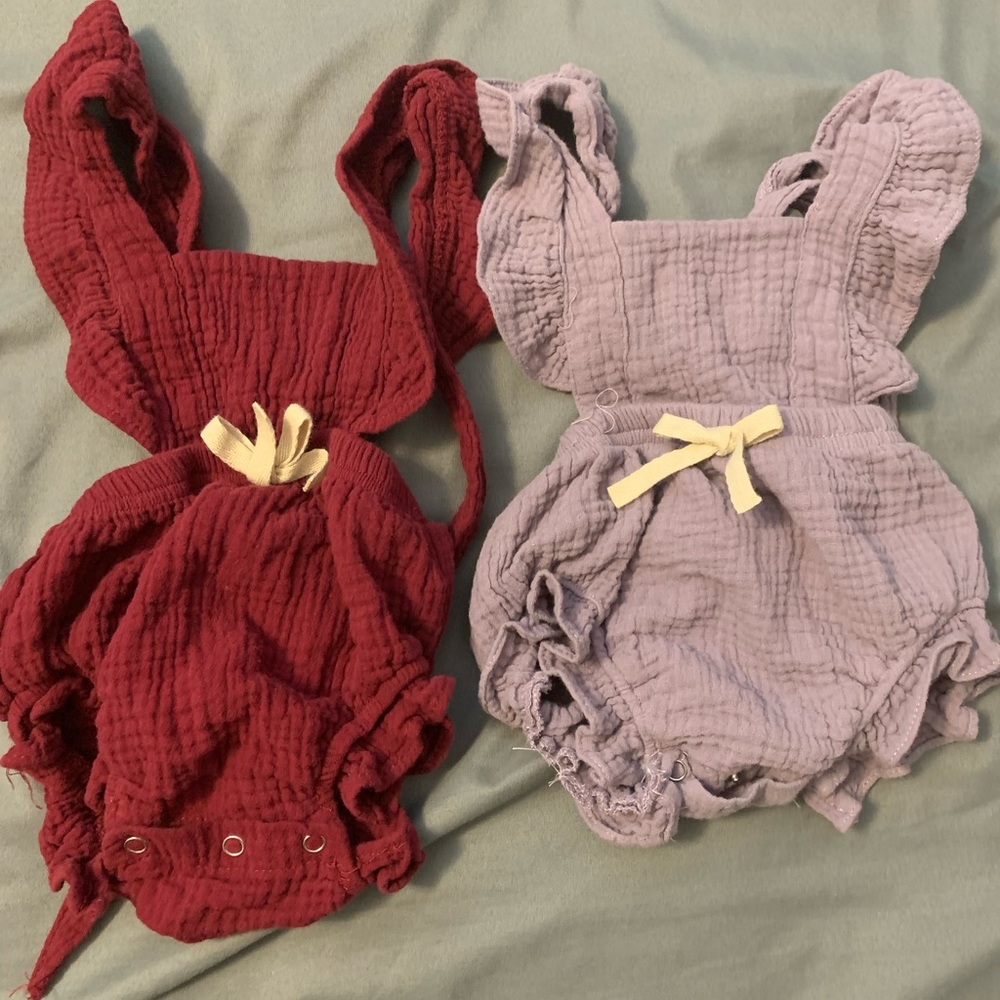 Linen Rompers for Baby